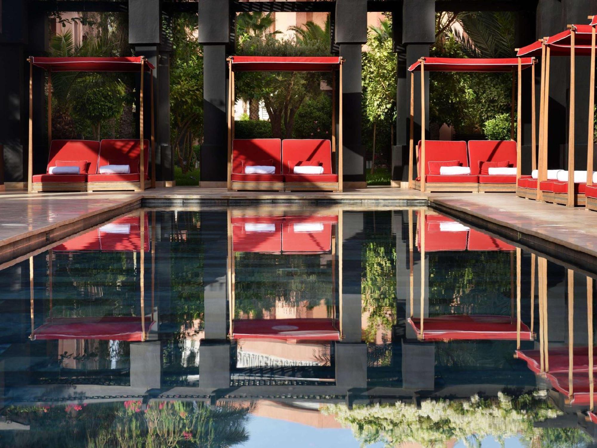 Moevenpick Hotel Mansour Eddahbi Marrakech Marrakesh Esterno foto The pool at the Mandarin Oriental, Munich